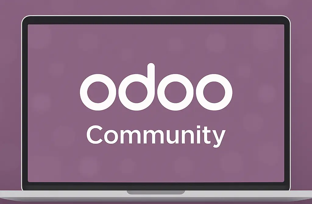 Ventajas clave de mantener tu Odoo actualizado Visual que destaca los beneficios de actualizar Odoo Community, como la migración de datos sin interrupciones, adaptación de módulos personalizados, migración de todas las facturas y optimización del rendimiento.